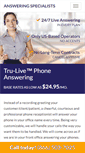 Mobile Screenshot of answering-services-california.com